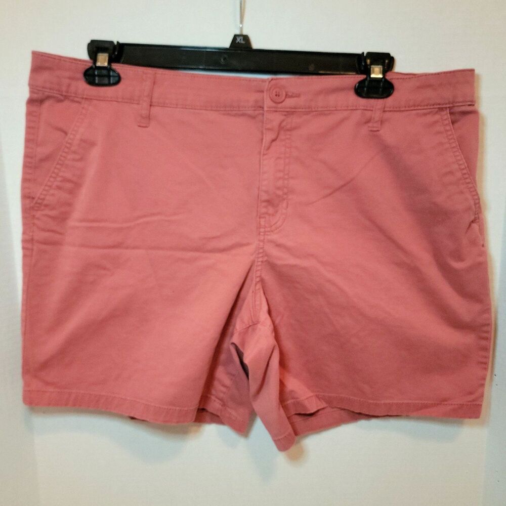 Womens Shorts St John's Bay Size Size 18 Mauve Rose Pink